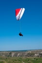 Paragliding in Moldova Royalty Free Stock Photo