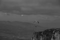 Paragliding in Montsec, Lleida, Pyrenees, Spain