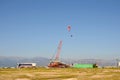 Paragliding at Nafplion city, Peloponesse,Greece