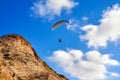 Paragliding near the cliffs