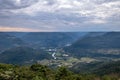 Paragliding at Ninho das Aguias Eagle`s Nest - Nova Petropolis, Rio Grande do Sul, Brazil Royalty Free Stock Photo