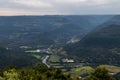 Paragliding at Ninho das Aguias Eagle`s Nest - Nova Petropolis, Rio Grande do Sul, Brazil Royalty Free Stock Photo