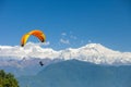 Paragliding over Pokhara, Nepal