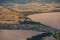 Paragliding over Queenstown, New Zealand Royalty Free Stock Photo