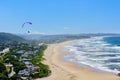 Paragliding over Wilderness beach on the Garden Route, South Africa