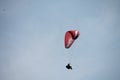 Paraglider in the sky