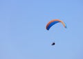 Paraglider in the sky of Interlaken, Switzerland.