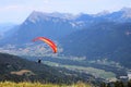 Paragliding in Samoens, French Alps