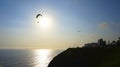 Paragliding In The Sea