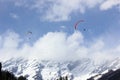 Paragliding at Solang Valley, Manali Himachal Pradesh, (India)