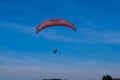 Paragliding sport with nice landscapes