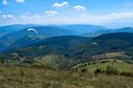 Paragliding sport with nice landscapes