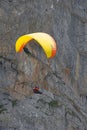 Paragliding in swiss alps