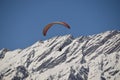 Paragliding view natural beauty of mother nature