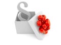 Paragraph symbol inside gift Royalty Free Stock Photo