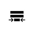 Paragraph, text icon. Simple glyph vector of text editor set icons for UI and UX, website or mobile application