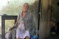 Old Paraguayan woman lives in great poverty