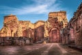 Paraguay - Inside the Former Church of the Jesuit Mission Ruins at Santisima Trinidad del Parana UNESCO World Heritage Royalty Free Stock Photo