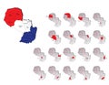Paraguay provinces maps
