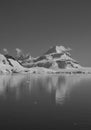 Paraiso Bay mountains landscape,