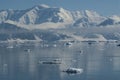 Paraiso Bay mountains landscape,