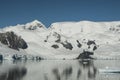 Paraiso bay mountains landscape, Antartica