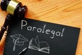 Paralegal is shown on the photo using the text Royalty Free Stock Photo