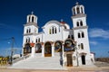 PARALIA KATERINI, GREECE - APRIL 12, 2015: Saint Paraskevi Greek orthodox Church in Paralia Katerini, Greece Royalty Free Stock Photo