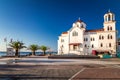 Paralia, St Photini Church at the beach Royalty Free Stock Photo