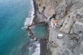 Paralia Thermes springs bath in Kos island Greece