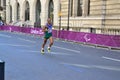 Paralimpic Athlet at the marathon