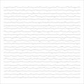 Parallel black doodle zigzag lines for the sheet of notebook paper Notepad.