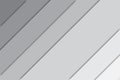 Diagonal lines and subtle shadows create a clean abstract background with gray gradients Royalty Free Stock Photo