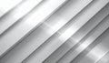 Parallel diagonal white and gray metallic stripes with reflections and shadows image photo Royalty Free Stock Photo