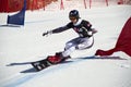 Parallel giant slalom Royalty Free Stock Photo