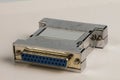 Parallel port hardlock for software. Royalty Free Stock Photo