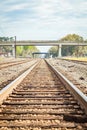 Parallel Railroad Tracks Royalty Free Stock Photo