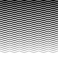 Parallel wavy-zigzag horizontal lines - Horizontally repeatable