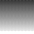 Parallel wavy-zigzag horizontal lines - Horizontally repeatable