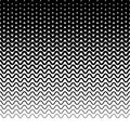 Parallel wavy-zigzag horizontal lines - Horizontally repeatable