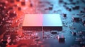 parallelism splitting CPU Royalty Free Stock Photo
