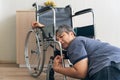 Paralysis patients Asian men cannot help themselves