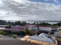 Paramaribo view from RAMADA hotel and casino Royalty Free Stock Photo