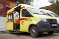 Ambulance doctor at work on Emergency service