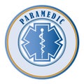 Paramedic seal or patch Royalty Free Stock Photo