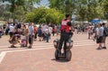 paramedics staff on segway