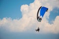 Paramotor Cloud blackgound Royalty Free Stock Photo