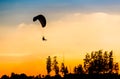 Paramotor Flying Silhouette