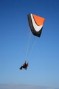 Paramotor glider in the sky Royalty Free Stock Photo