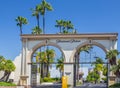 Paramount Pictures Entrance and Sign Royalty Free Stock Photo